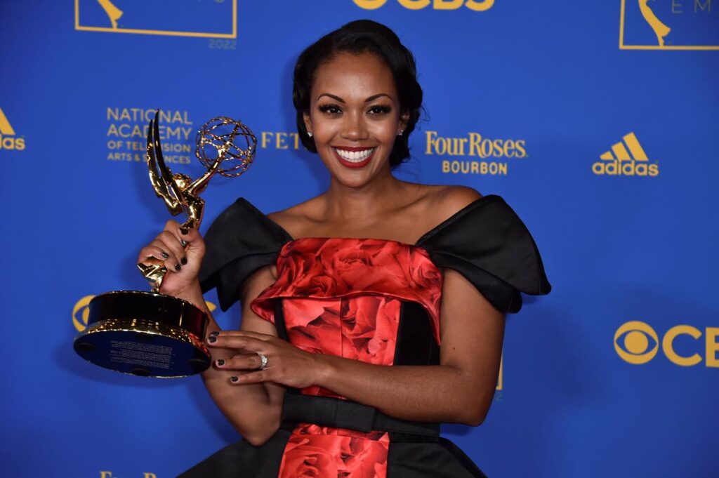 Mishael Morgan Receives Emmy